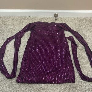 Homecoming dress in Plum